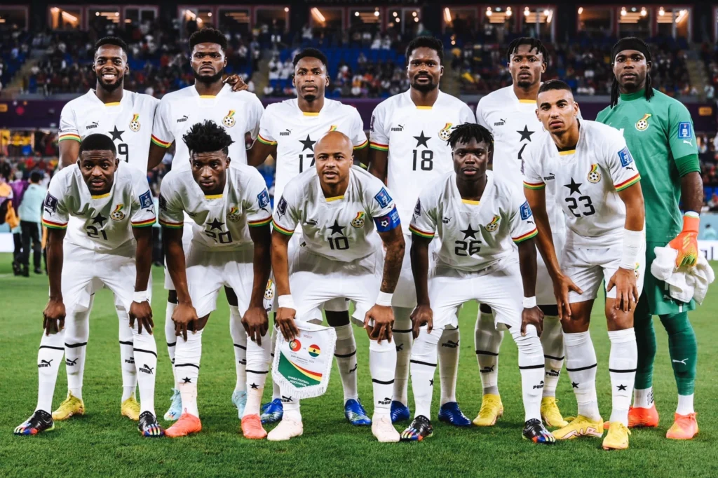 ghana national football team posing